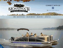 Tablet Screenshot of monadnockboatstore.com